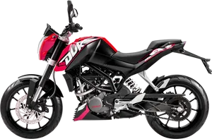 Redand Black Sport Motorcycle H D PNG Image