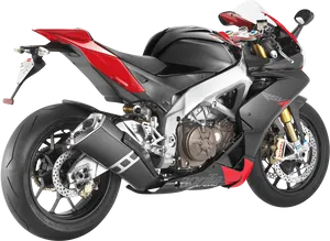 Redand Black Sportbike H D PNG Image