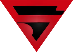 Redand Black Superman Logo PNG Image