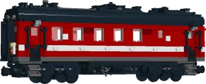 Redand Black Train Carriage PNG Image