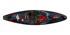 Redand Black Whitewater Kayak PNG Image