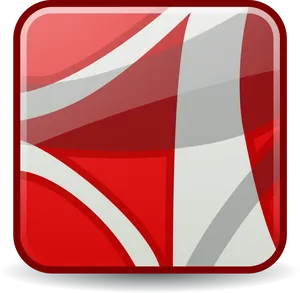 Redand White Abstract App Icon PNG Image