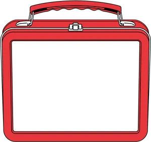 Redand White Empty Tiffin Box PNG Image