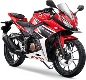 Redand White Honda Sportbike PNG Image