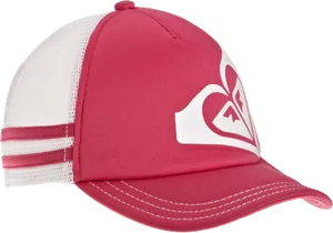 Redand White Trucker Cap PNG Image