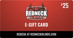 Redneck Blinds25 Dollar Gift Card PNG Image