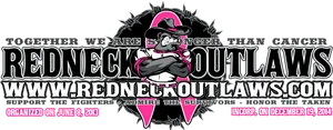 Redneck Outlaws Cancer Support Banner PNG Image