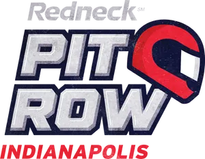 Redneck Pit Row Indianapolis Logo PNG Image