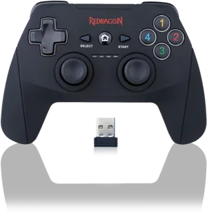 Redragon Wireless Gamepadwith Receiver PNG Image