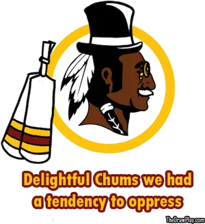 Redskins Logo Parody PNG Image