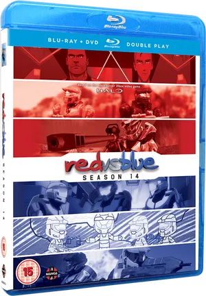 Redvs Blue Season14 Bluray Cover PNG Image