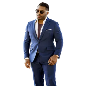 Refined Man Suit Png 06262024 PNG Image