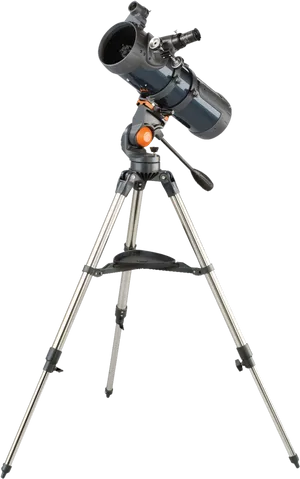 Reflecting Telescopeon Tripod PNG Image