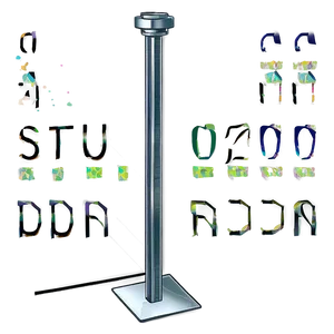 Reflective Metal Pole Png 28 PNG Image