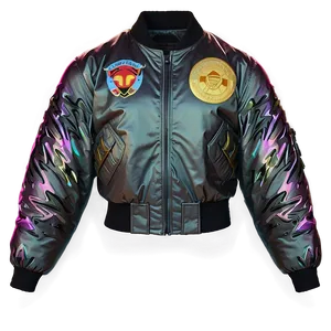 Reflective Night Bomber Png Smk PNG Image