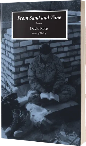 Reflective Soldier Reading Poetry PNG