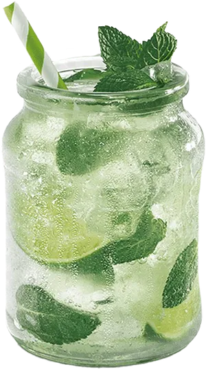 Refreshing Mojito Cocktail PNG Image