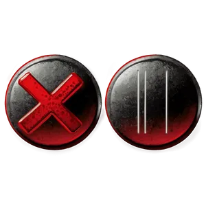 Refuse Red X Button Png 21 PNG Image