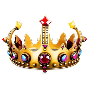 Regal Queen Crown Design Png Emf PNG Image