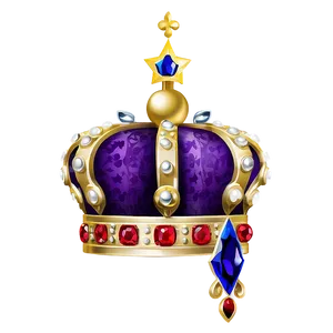 Regal Queen Crown Design Png Mlh21 PNG Image