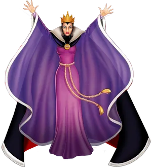 Regal Villainess Pose PNG Image