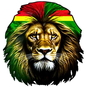 Reggae Rasta Lion Png Egk PNG Image