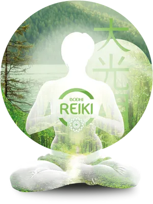 Reiki Healing Meditation PNG Image