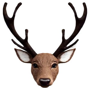 Reindeer Face Mask Png Pds PNG Image