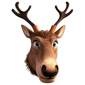 Reindeer Face Png Lxp PNG Image