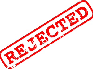 Rejected Stamp Graphic PNG Image