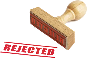 Rejected Stamp Impression PNG Image
