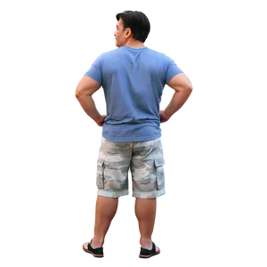 Relaxed Dad Bod Chill Png Bdl35 PNG Image