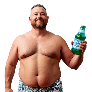 Relaxed Dad Bod Chill Png Stm PNG Image