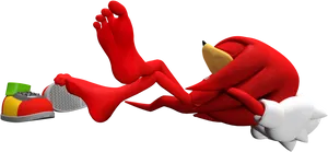 Relaxed Knuckles3 D Render.png PNG Image