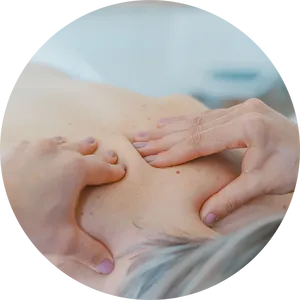 Relaxing Back Massage Therapy PNG Image