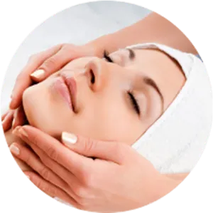 Relaxing Facial Treatment Spa PNG Image