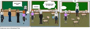 Report Card Day Comic Strip PNG Image