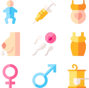 Reproductive_ Health_ Icons_ Set PNG Image