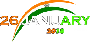 Republic Day26 January2018 Celebration PNG Image