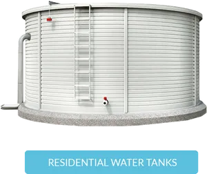 Residential Water Tank Storage PNG Image