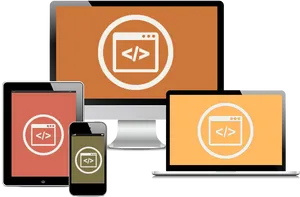 Responsive Web Design Devices PNG Image