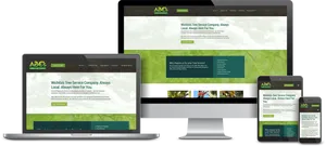 Responsive Web Design Mockup Tree Service Company PNG Image