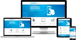 Responsive Web Design Multiple Devices PNG Image