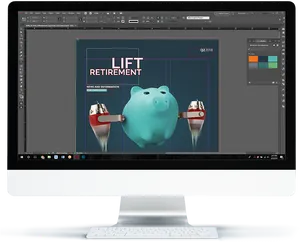 Retirement Planning Graphic Design PNG