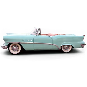 Retro 1950s Convertible Cars Png 06242024 PNG Image