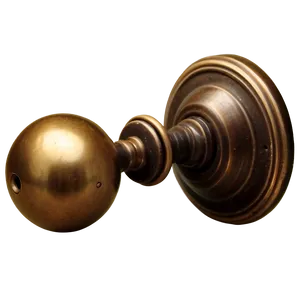 Retro Bronze Doorknob Png 19 PNG Image