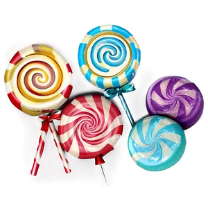 Retro Candies Png Lar PNG Image