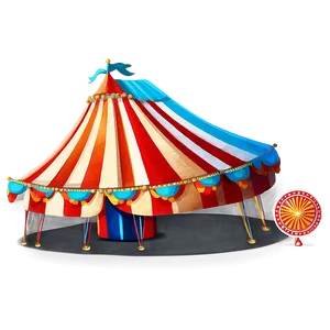 Retro Circus Tent Drawing Png Ksb7 PNG Image