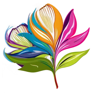 Retro Flower Design Png Gsq29 PNG Image