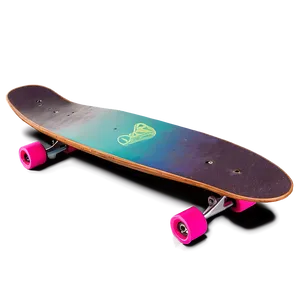 Retro Longboard Png 06272024 PNG Image